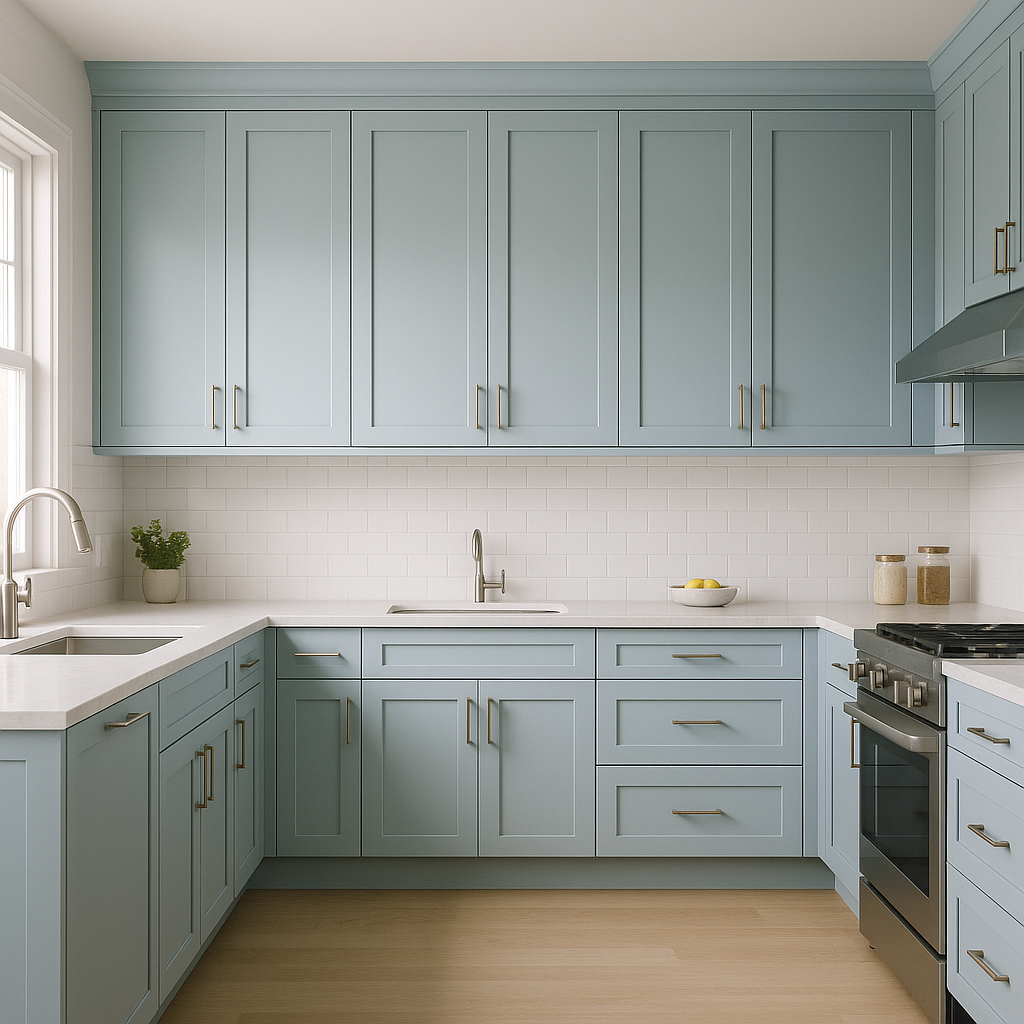 Benjamin Moore H2O (CC-878): A Refreshing, Tranquil Blue.