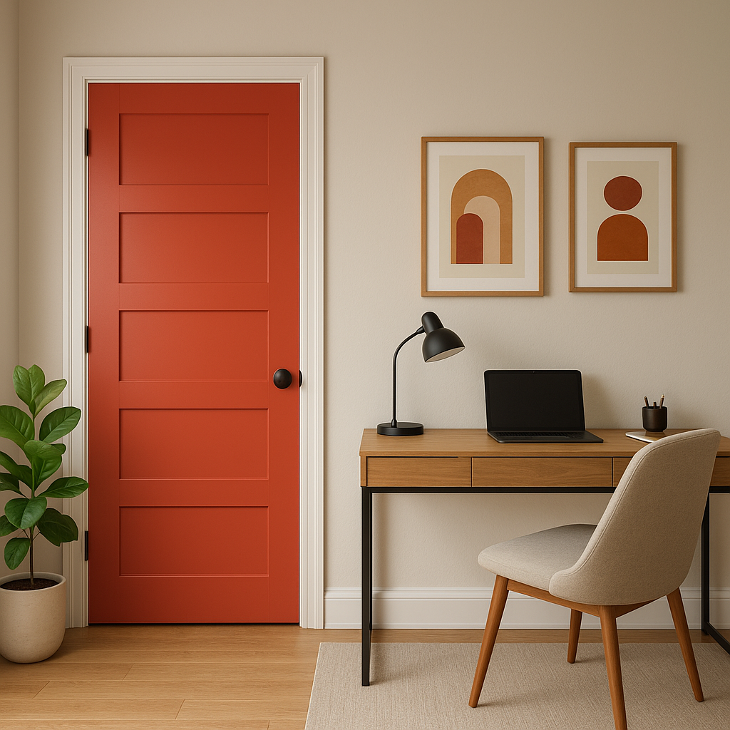 Benjamin Moore Habanero (1306): A Bold and Fiery Hue for Dramatic Interiors.