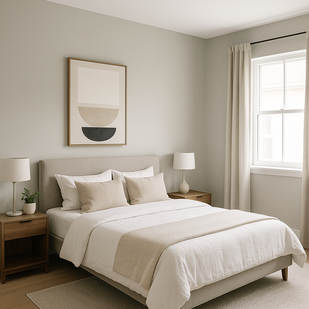 Benjamin Moore Half (1481): A Timeless Neutral for Sophisticated Spaces.