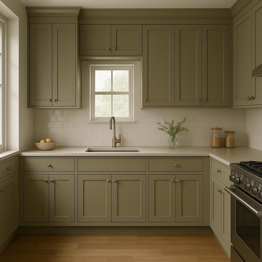 Benjamin Moore Hampshire (HC-101): A Timeless Green for Versatile Interiors.