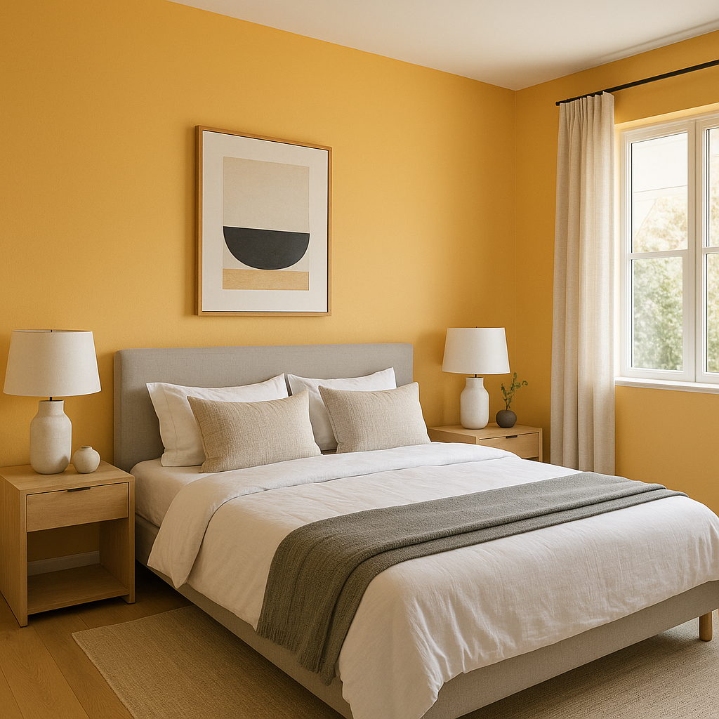 Benjamin Moore Happily (173): A Cheerful, Light-Filled Blue.