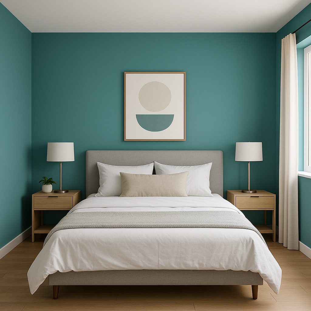 Benjamin Moore Harbor (740): A Timeless Blue-Green Hue for Inspired Interiors.