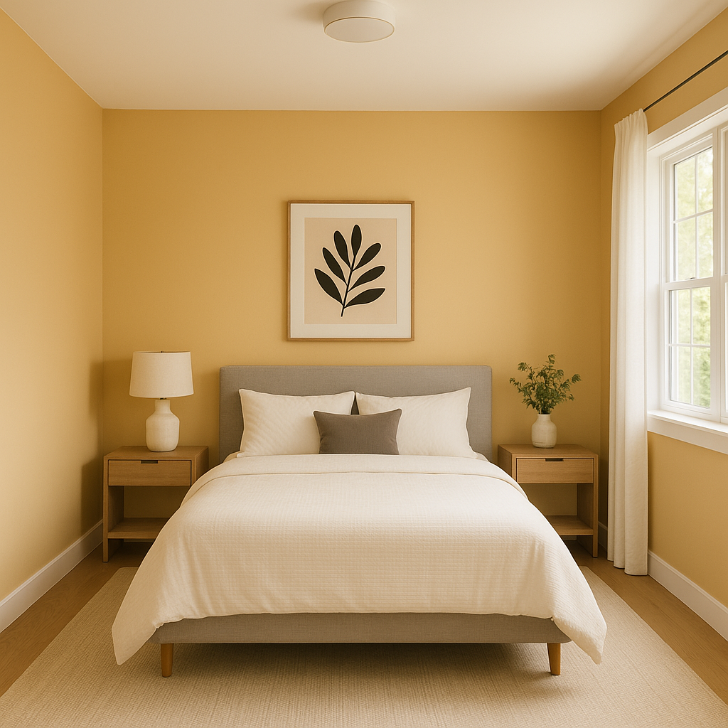 Benjamin Moore Harvest 186: A Warm and Inviting Hue for Timeless Interiors.