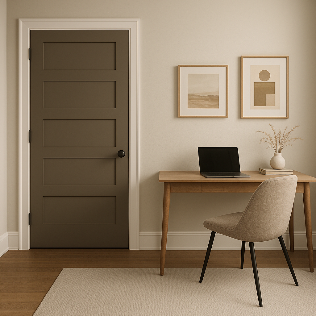 Benjamin Moore Hasbrouck Brown (HC-71): A Timeless, Earthy Neutral for Sophisticated Spaces.