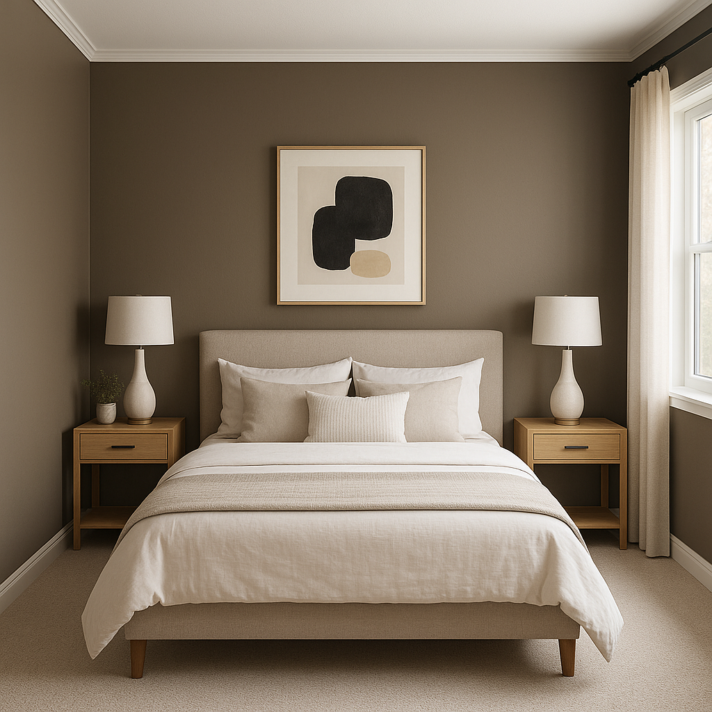 Benjamin Moore Hasbrouck Brown (HC-71): A Timeless, Earthy Neutral for Sophisticated Spaces.