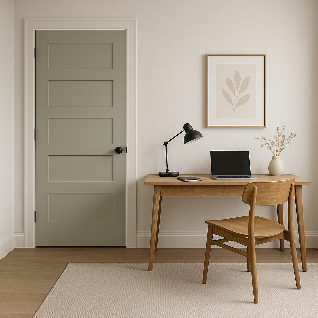 Benjamin Moore Healing (1562): A Calming Gray with Subtle Warmth.