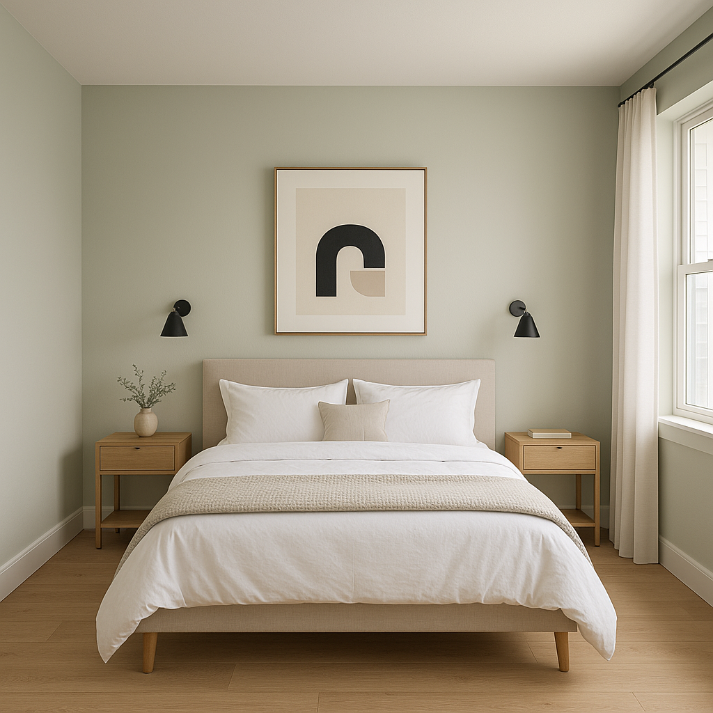 Benjamin Moore Healing (1562): A Calming Gray with Subtle Warmth.