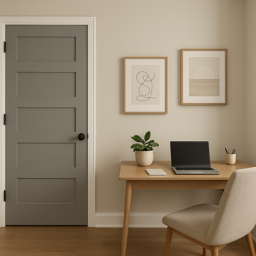 Benjamin Moore Hearthstone (1601): A Timeless Gray with Versatility and Warmth.