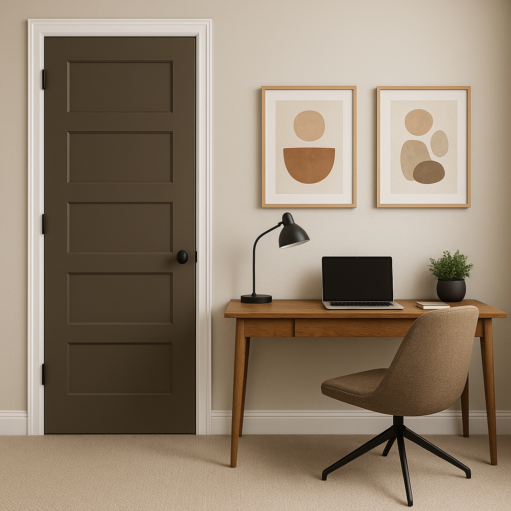 Benjamin Moore Hearthstone (2109-20): A Warm, Versatile Charcoal Gray.