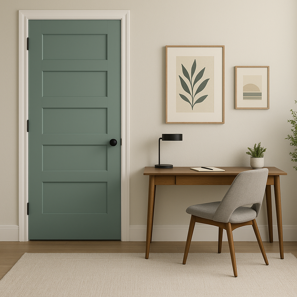 Benjamin Moore Hemlock (719): A Serene Green Hue for Timeless Interiors.