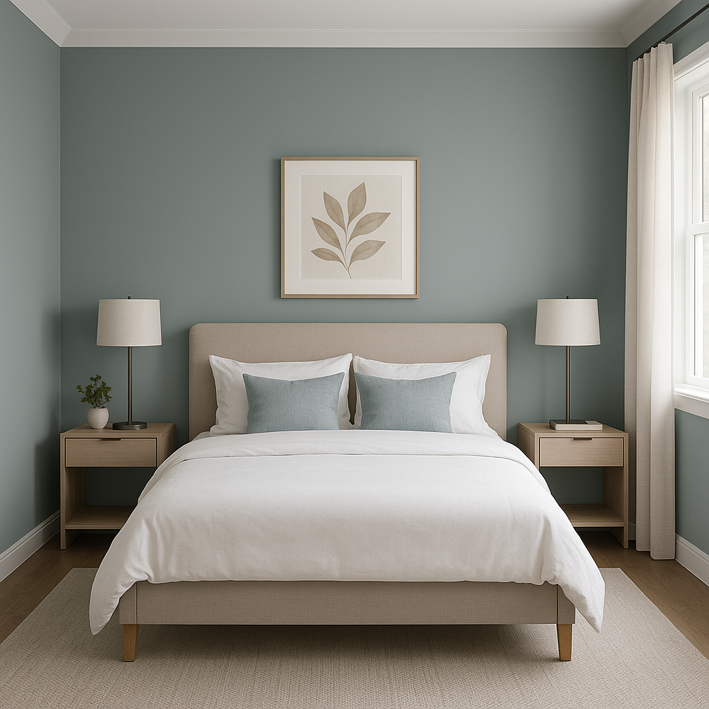 Benjamin Moore Hemlock (719): A Serene Green Hue for Timeless Interiors.