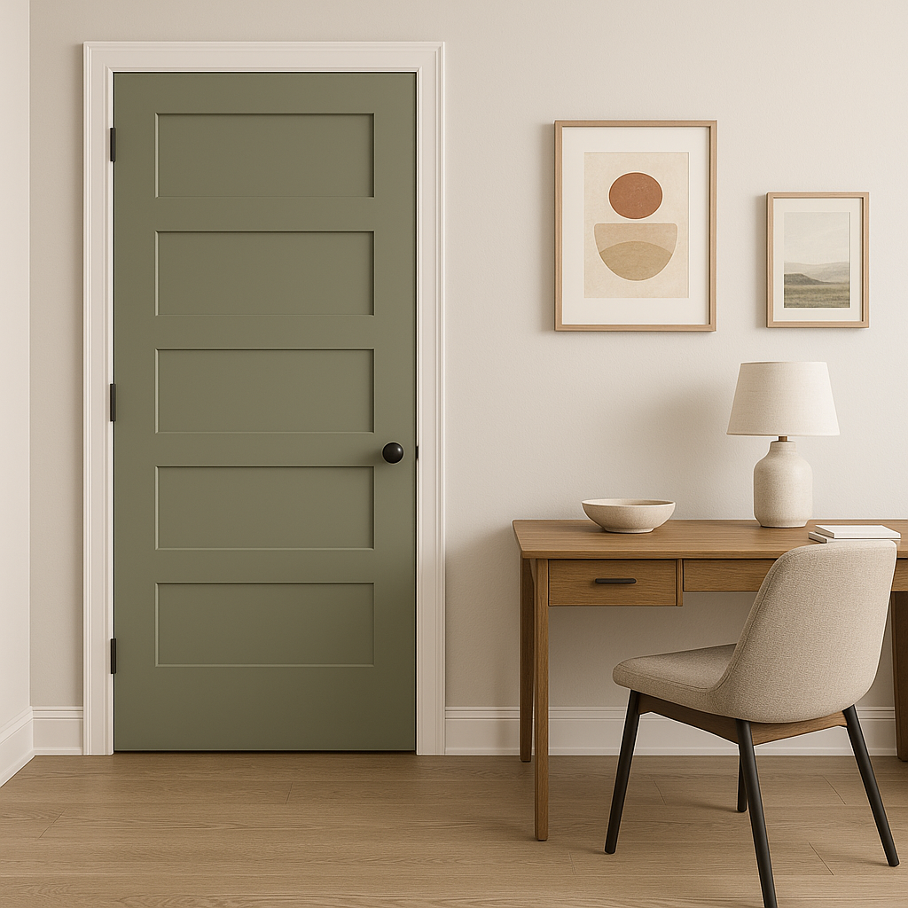 Benjamin Moore Herbal (1487): A Timeless, Earthy Green.
