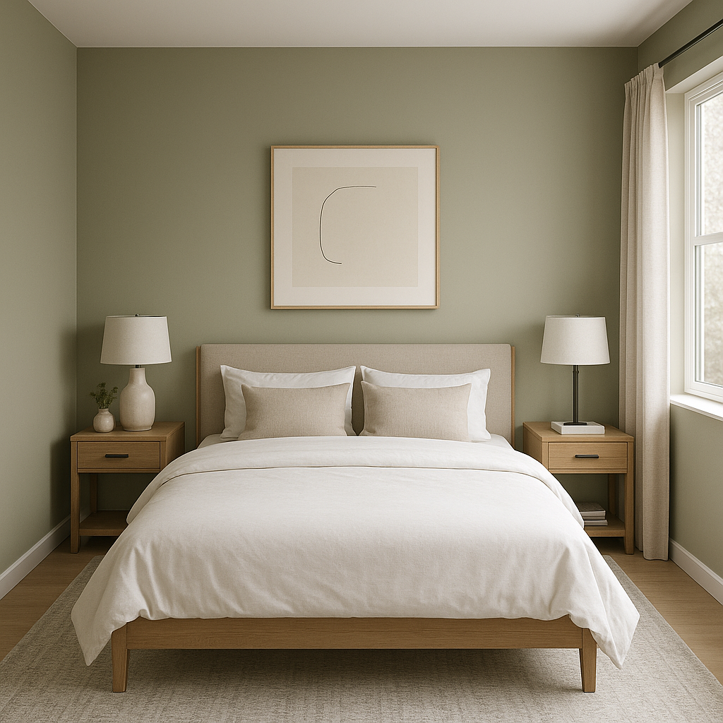 Benjamin Moore Herbal (1487): A Timeless, Earthy Green.