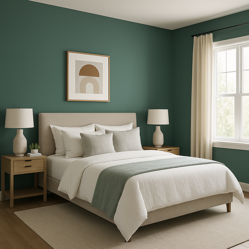 Benjamin Moore Highlands (650): A Timeless Green for Elegant Interiors.
