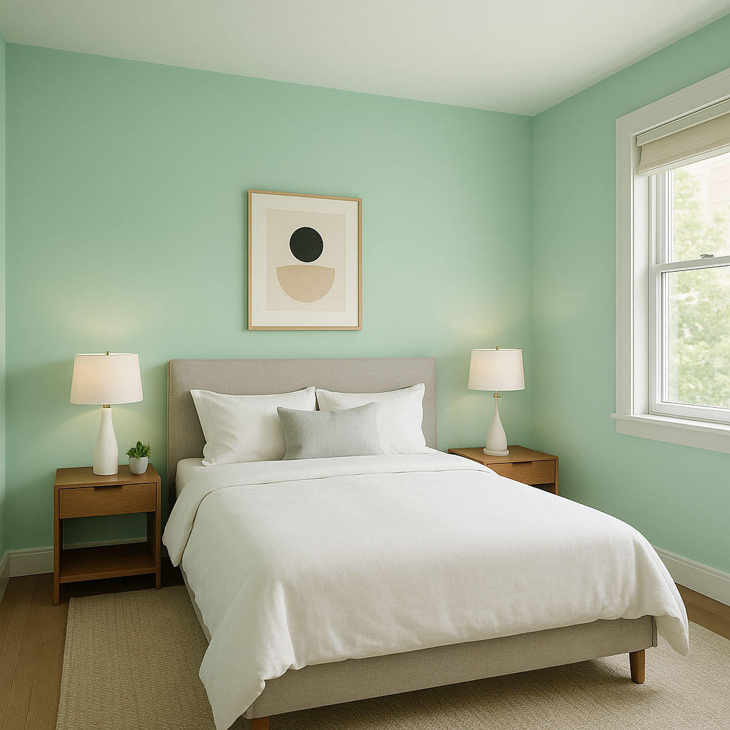 Benjamin Moore Hills (612) – A Serene and Versatile Green.