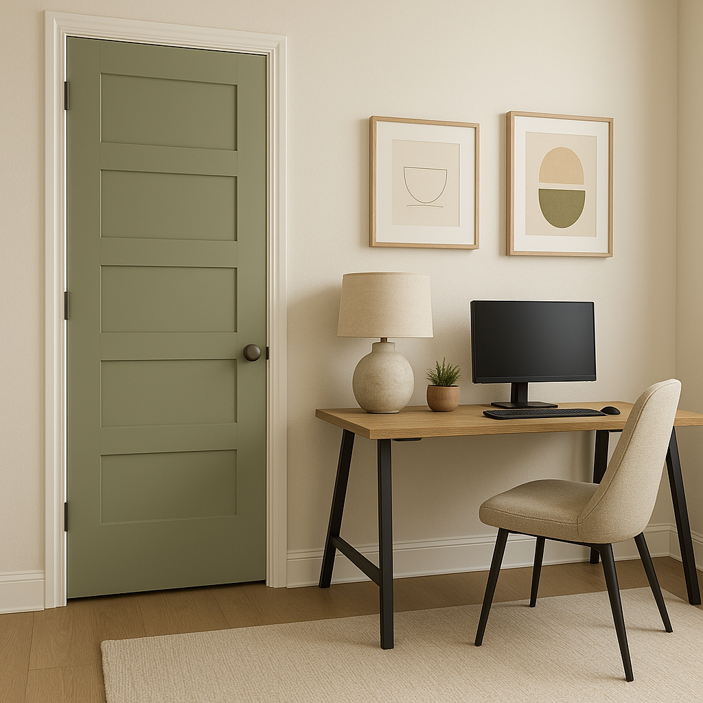Benjamin Moore Hillside (495): A Serene Green for Timeless Interiors.