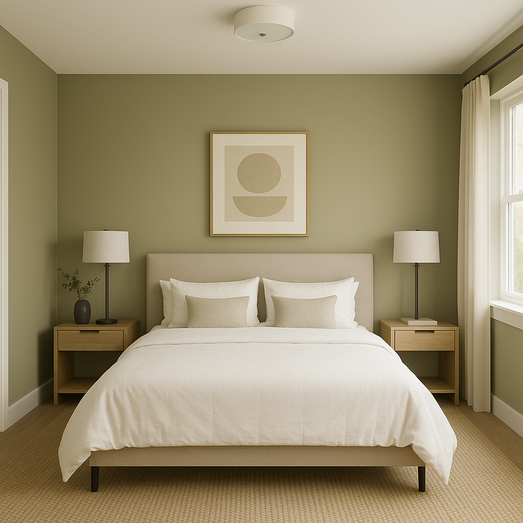 Benjamin Moore Hillside (495): A Serene Green for Timeless Interiors.