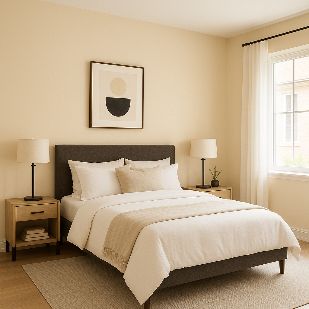 Benjamin Moore Hilton (1107): A Warm, Inviting Neutral.