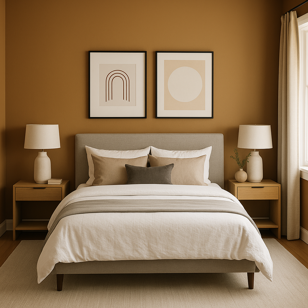 Benjamin Moore Honeycomb (1120): A Warm Embrace of Golden Elegance.