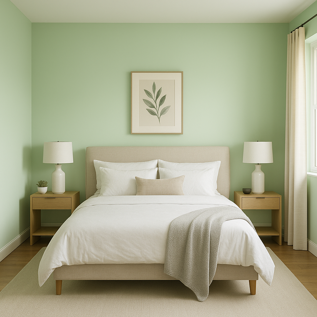 Benjamin Moore Honeydew (549): A Refreshing Pastel Green for Timeless Interiors.
