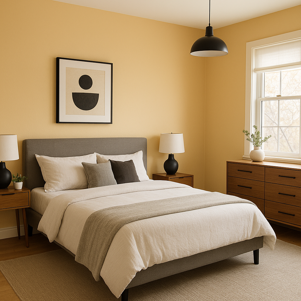 Benjamin Moore Honeywheat (179): A Warm, Inviting Classic.