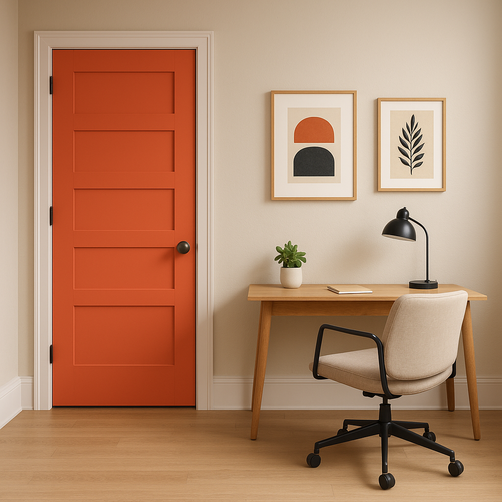 Benjamin Moore Hot (2011-30): A Bold and Energetic Red.