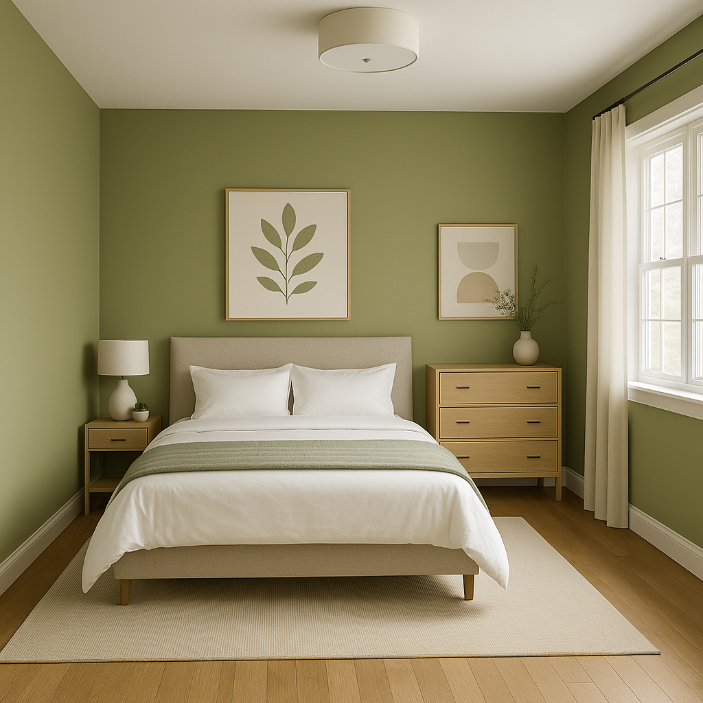 Benjamin Moore Huntington 406: A Timeless Deep Green for Sophisticated Spaces.