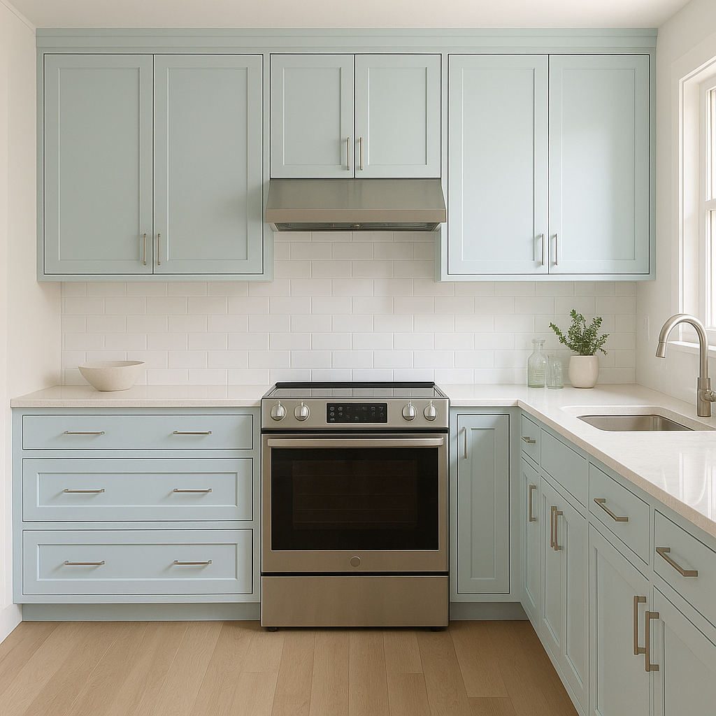 Benjamin Moore Icing (2049-70): A Soft, Refreshing Blue for Serene Interiors.