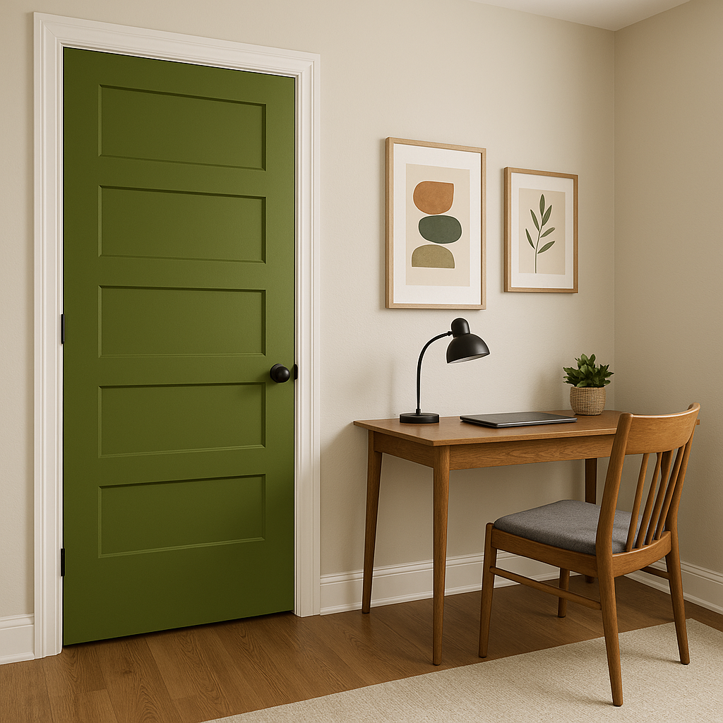 Benjamin Moore Iguana (2028-10): A Vibrant Green with Earthy Charm.