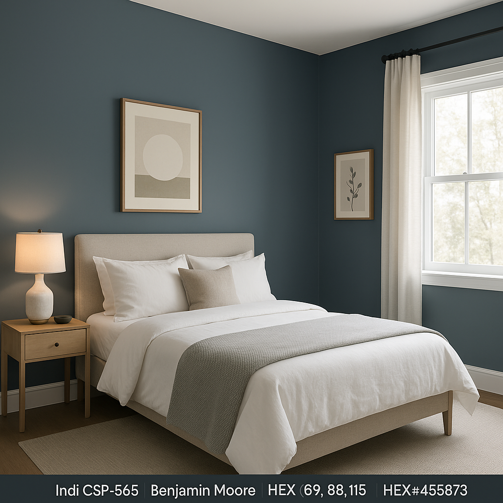 Benjamin Moore Indi CSP-565: A Sophisticated and Bold Neutral.