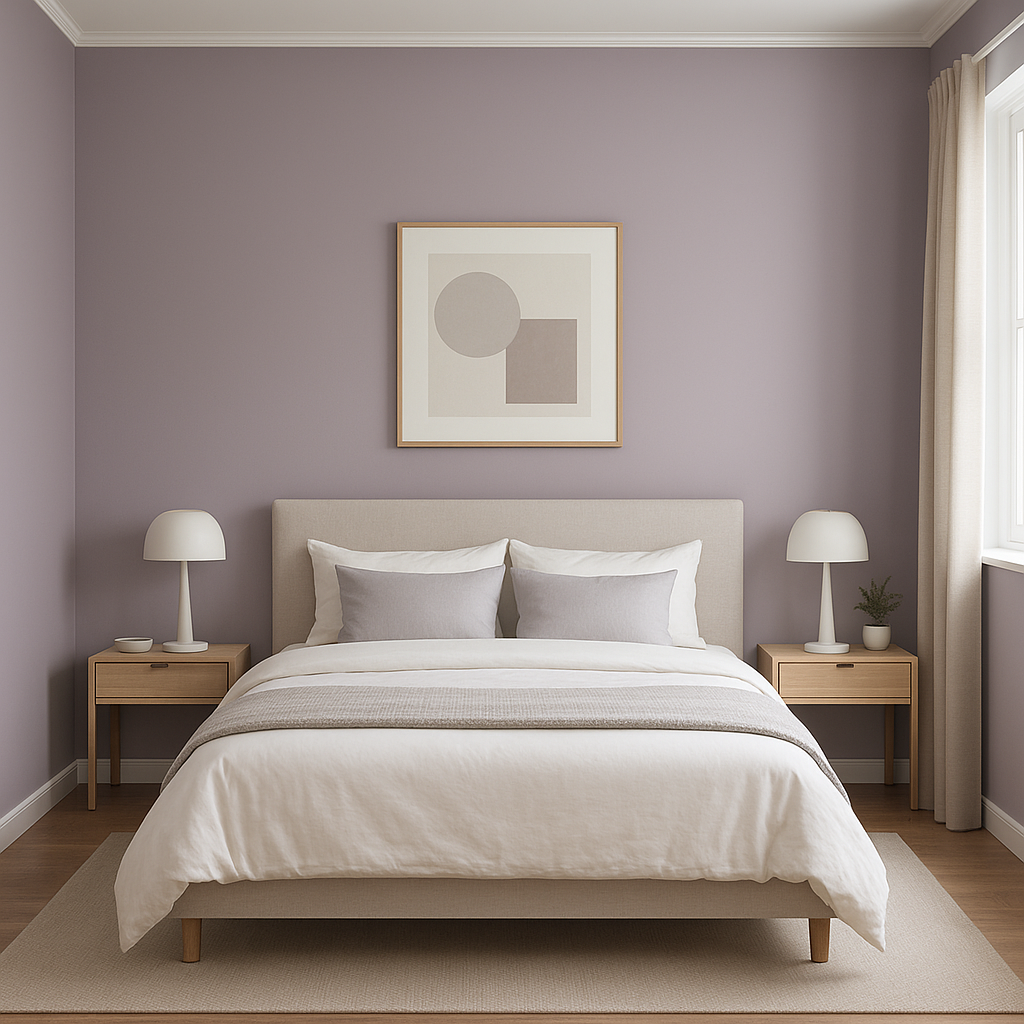 Benjamin Moore Iris (1383): A Captivating Lavender Hue for Interiors.