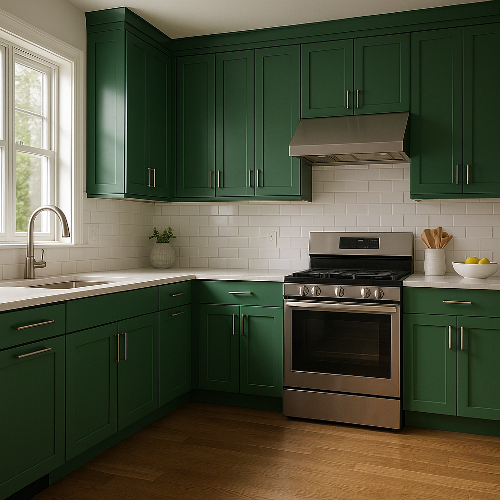 Benjamin Moore Irish (2036-20): A Vibrant Green That Energizes Any Space.