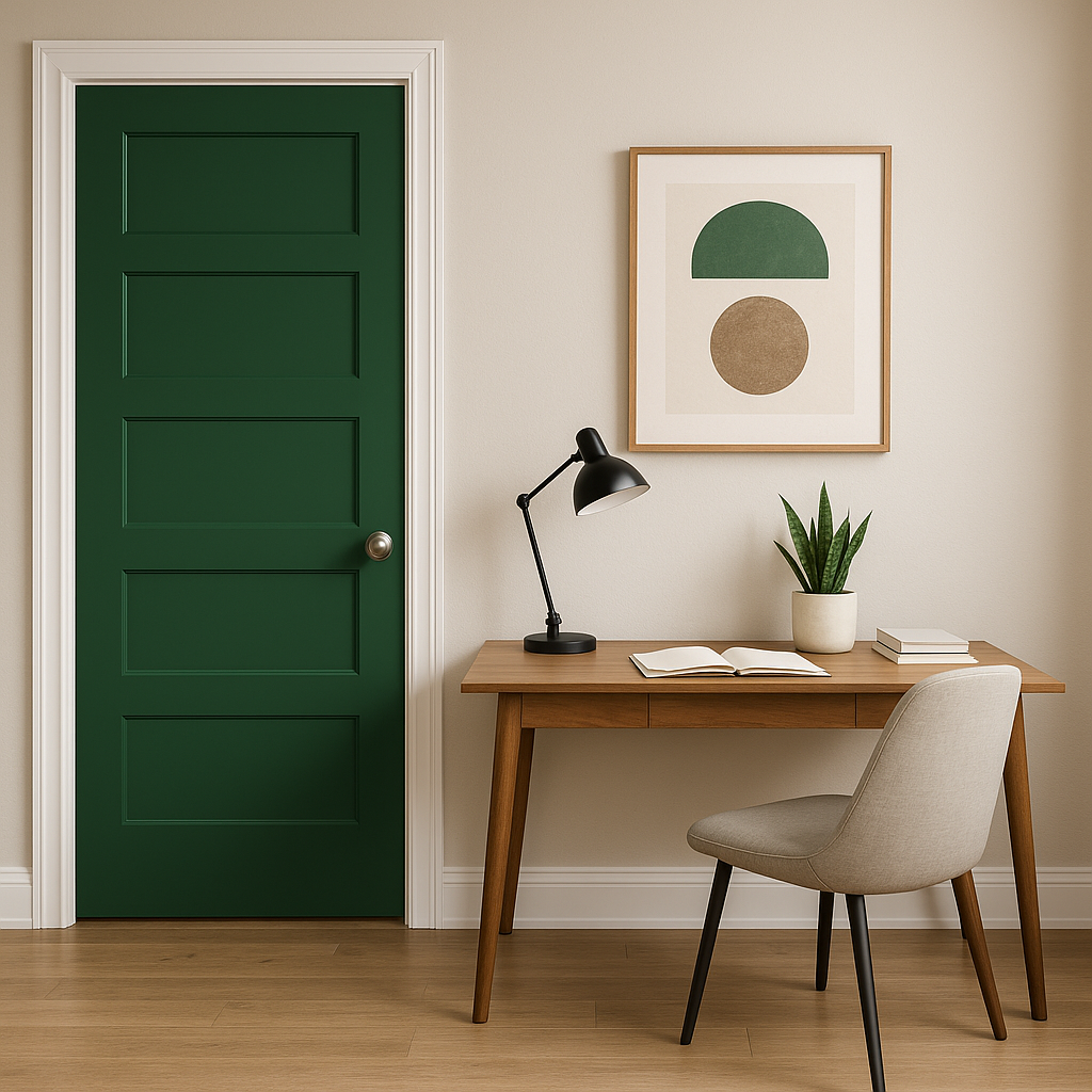 Benjamin Moore Irish (2036-20): A Vibrant Green That Energizes Any Space.