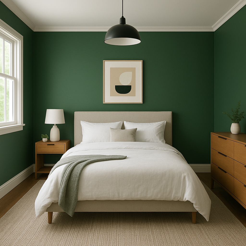Benjamin Moore Irish (2036-20): A Vibrant Green That Energizes Any Space.
