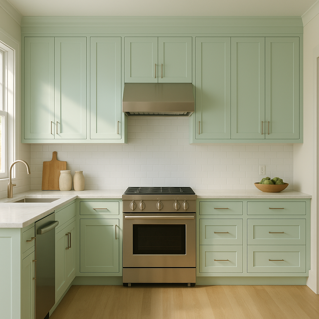 Benjamin Moore Irish (2038-70): A Fresh and Energizing Shade of Green.