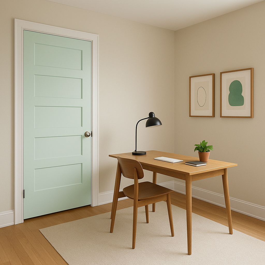 Benjamin Moore Irish (2041-70): A Serene Blend of Soft Green Elegance.