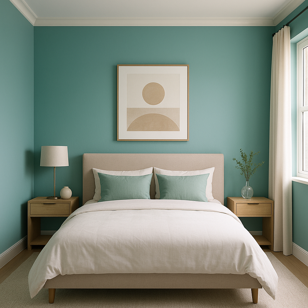 Benjamin Moore Island 606: A Refreshing Coastal Hue for Your Space.