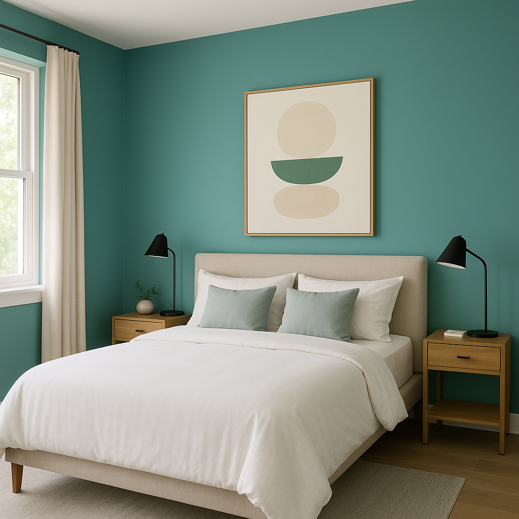 Benjamin Moore Juneau (2041-40): A Sophisticated and Serene Teal.