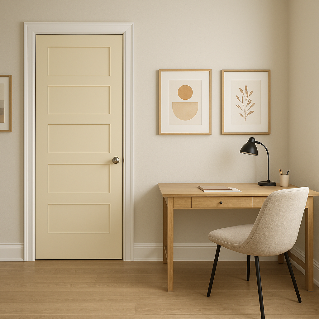 Benjamin Moore Kansas (2160-60): A Soft and Versatile Neutral.