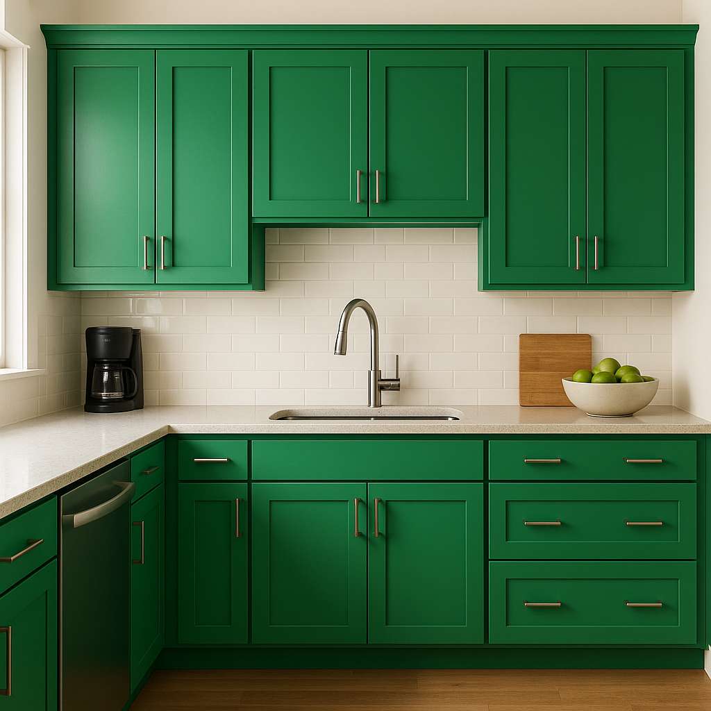 Benjamin Moore Kelly Green (2037-30): A Vibrant and Energizing Hue for Bold Interiors.