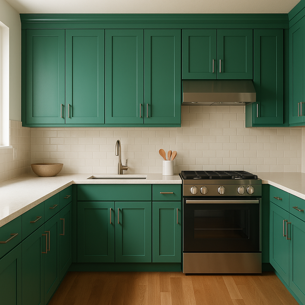 Benjamin Moore Kelp (2043-30): A Rich, Earthy Green for Timeless Elegance.