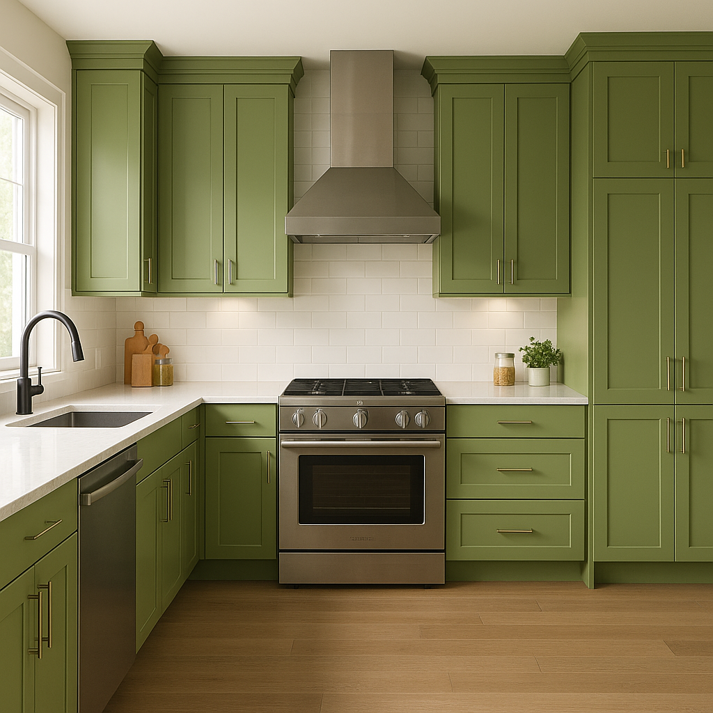 Benjamin Moore Kiwi (544): A Vibrant Green Full of Fresh Energy.