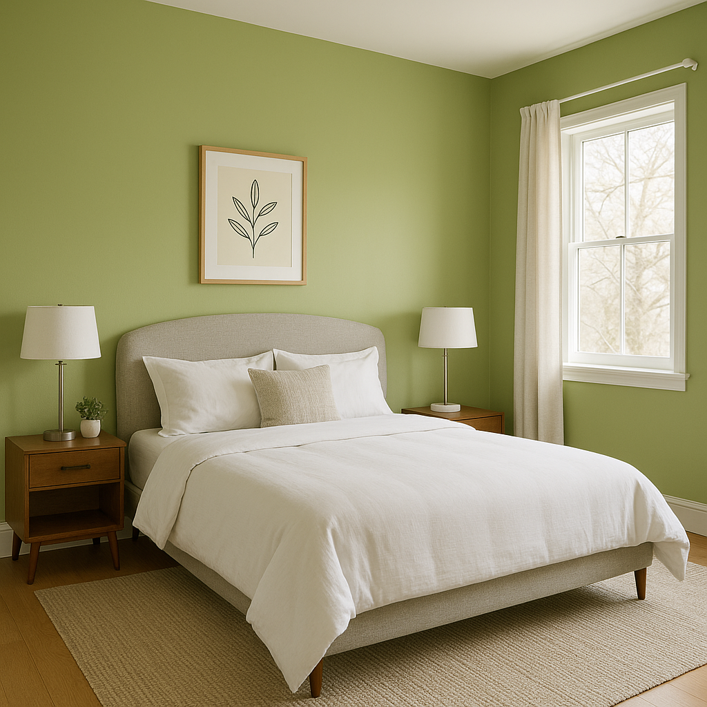 Benjamin Moore Kiwi (544): A Vibrant Green Full of Fresh Energy.