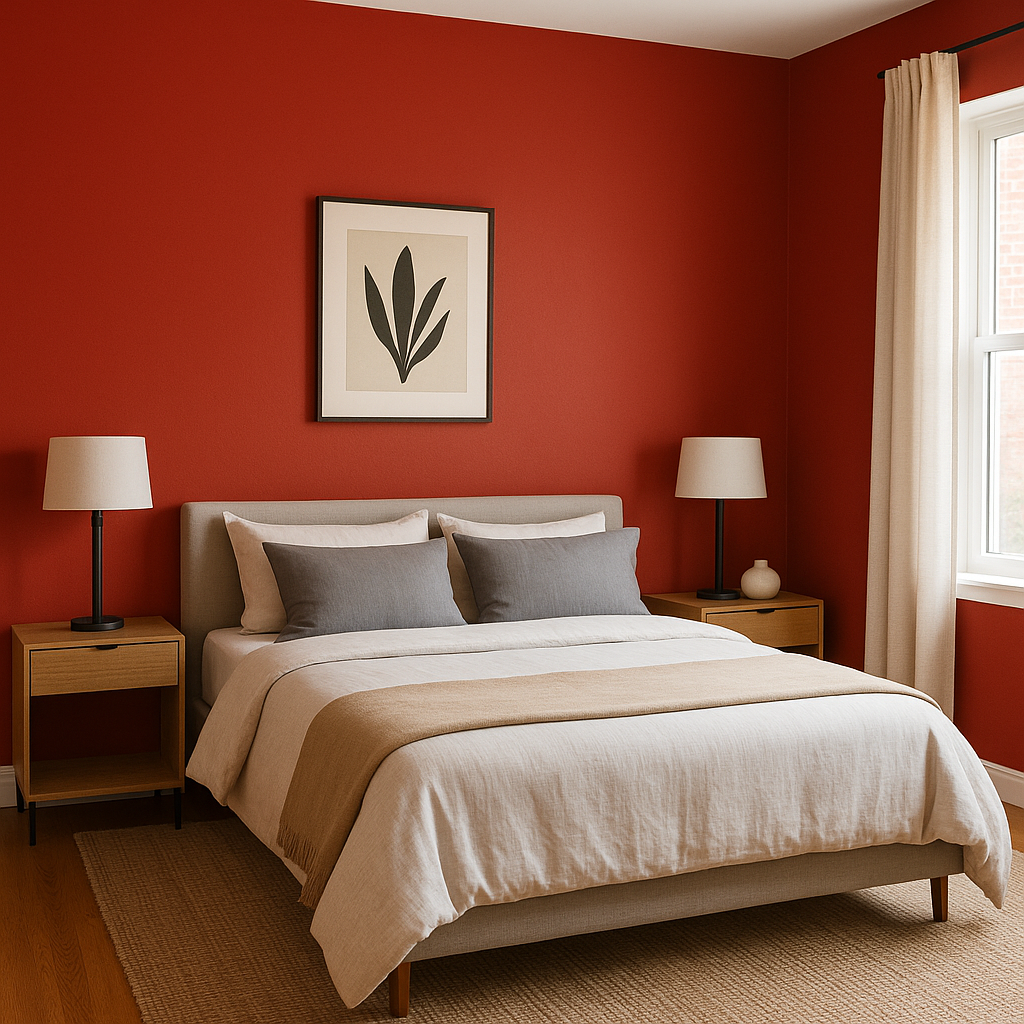 Benjamin Moore Ladybug (1322): A Bold and Energetic Red.