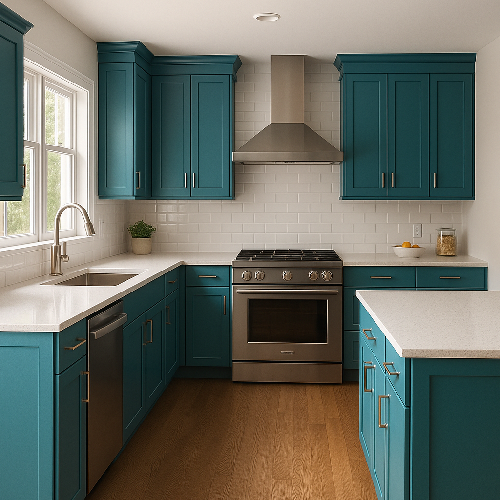 Benjamin Moore Laguna (2059-30): A Vibrant Coastal Blue for Bold Interiors.