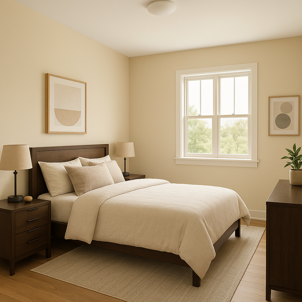 Benjamin Moore Lambskin (1051): A Soft, Neutral Classic.