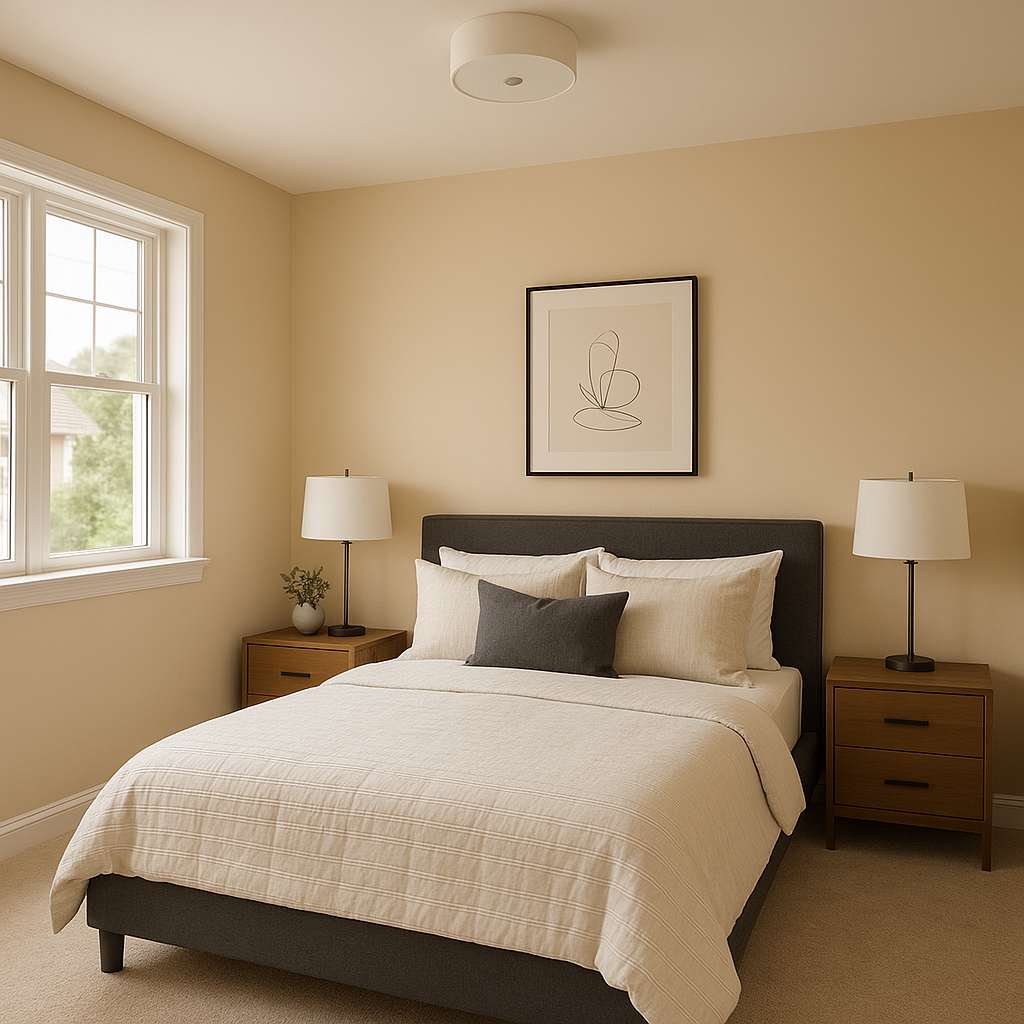 Benjamin Moore Lambskin CC-340: A Soft and Versatile Neutral.
