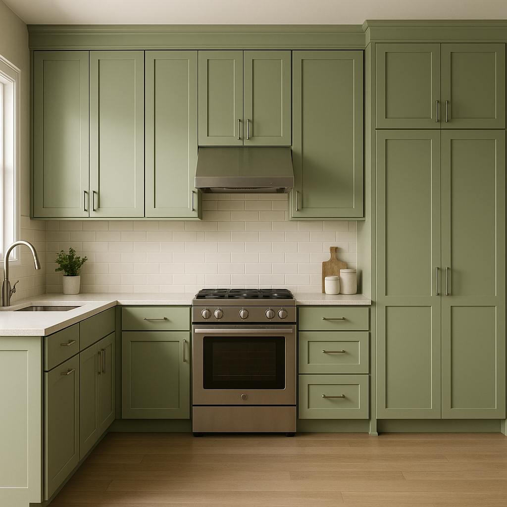 Benjamin Moore Landscape 430: A Rich, Earthy Green for Timeless Interiors.