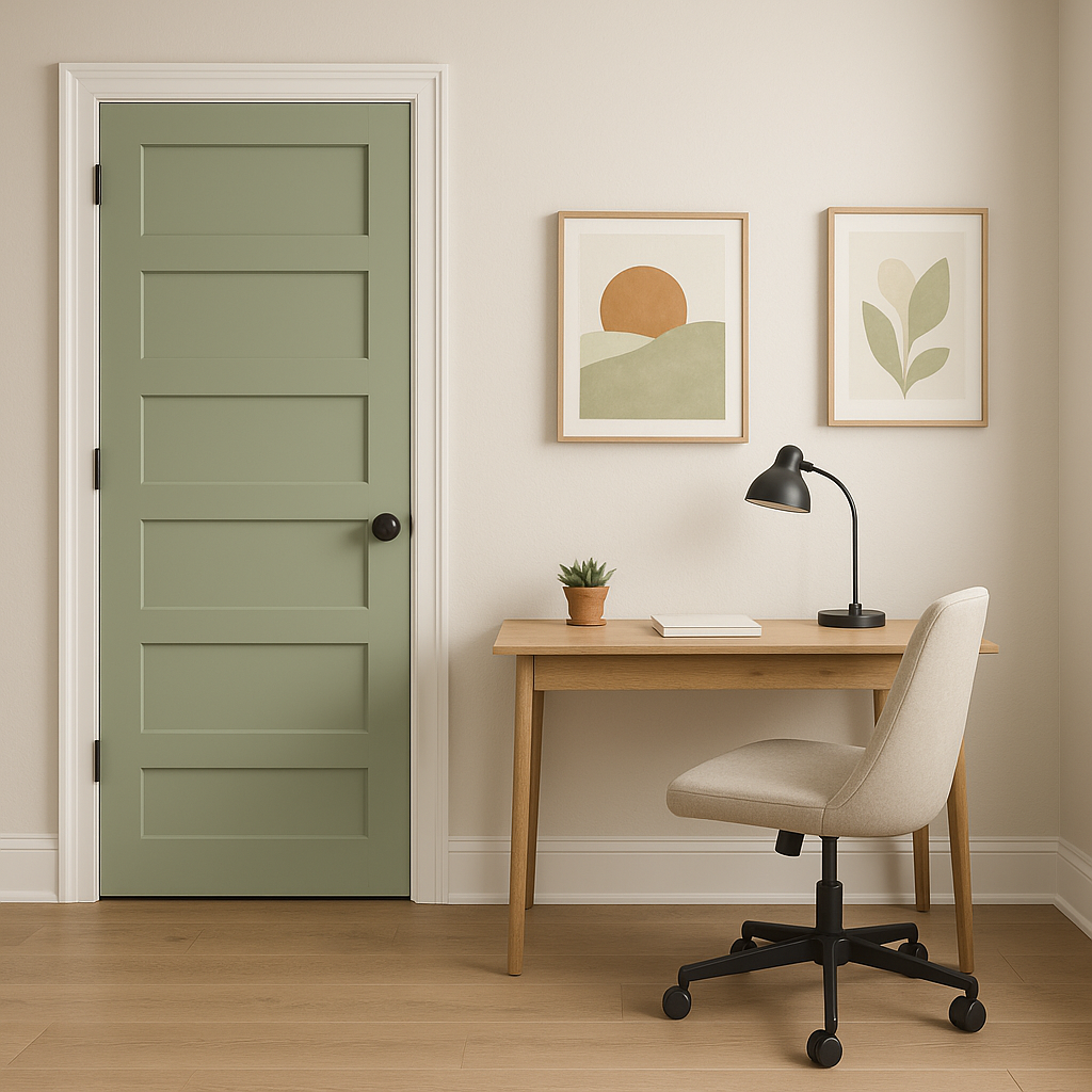 Benjamin Moore Landscape 430: A Rich, Earthy Green for Timeless Interiors.