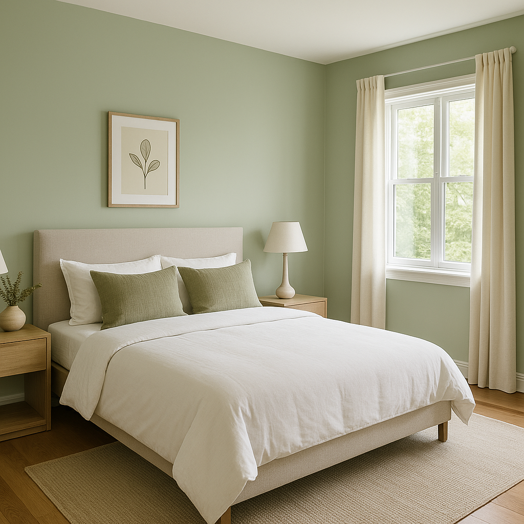 Benjamin Moore Landscape 430: A Rich, Earthy Green for Timeless Interiors.